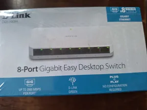Dlink 8ports Gigabit Easy Desktop Switch-DGS-1008a