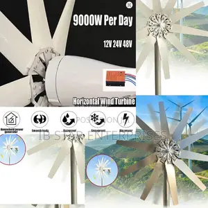 Nd Reliable 9000w Horizontal Witurbine and Fuel Your Farm With the Sky