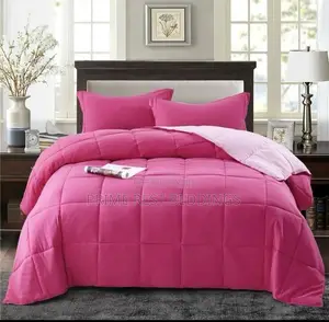 Reversible 2-Tone Duvet, Bedsheets Pillow Combo (4x6)