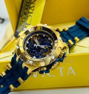 Invicta Luxury Rubber Strap Designer Men's Wristwatches