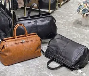 Genuine Leather Luxury Duffle Messenger Unisex Bags