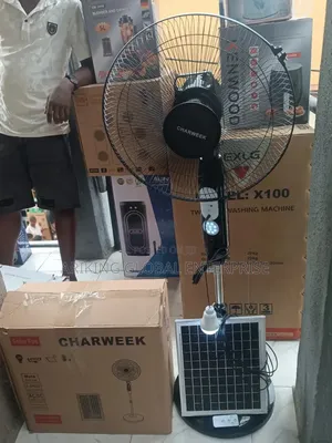 Unique Solar Rechargable Fan