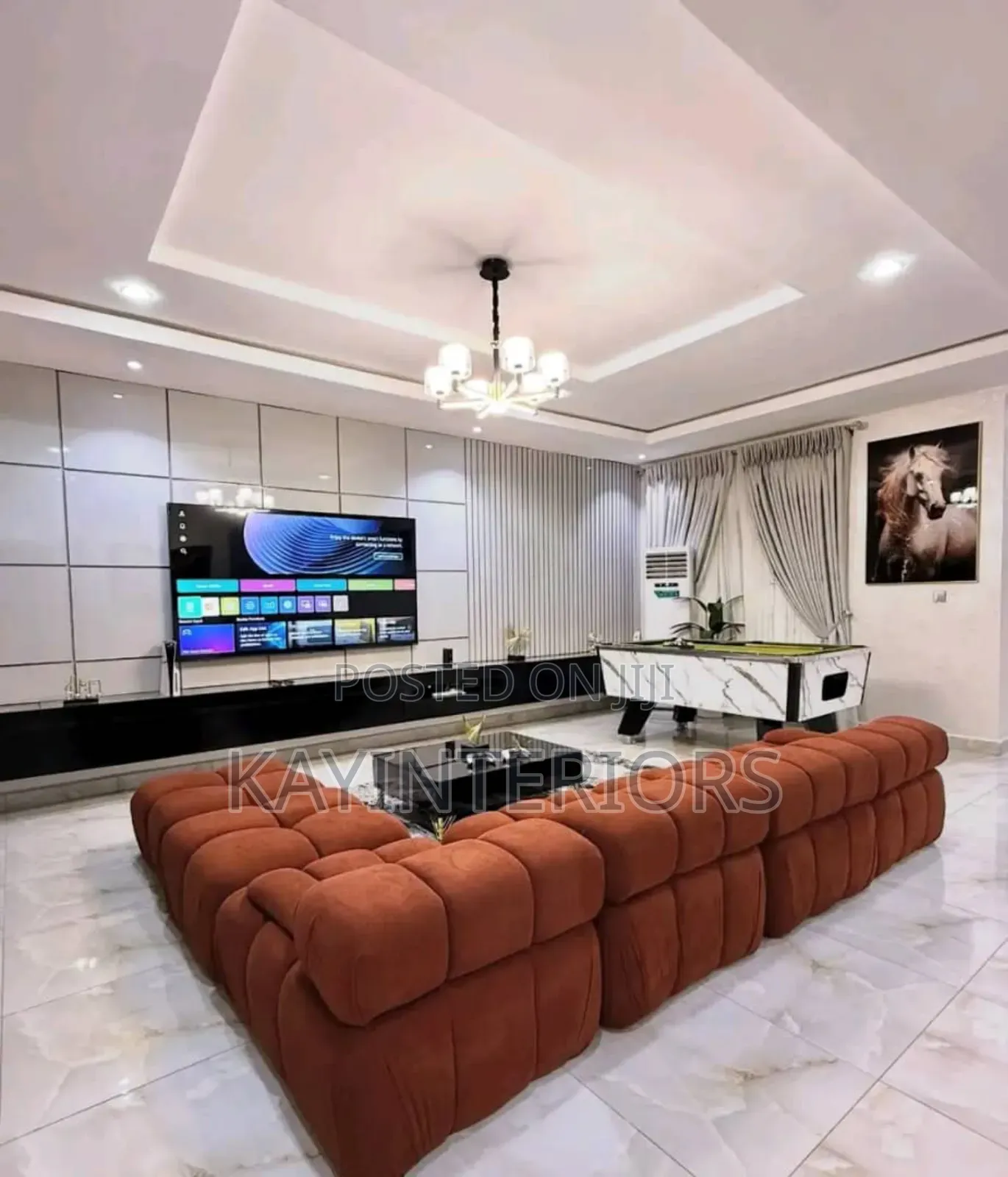 Brown Bubble Sofas Set
