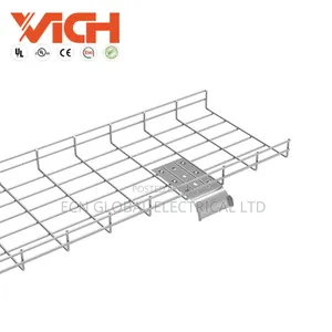 Vichnet Mesh Cable Basket 100–600mm Width, 50mm Depth– Dip Galvanized