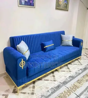 Royal Blue Sofa