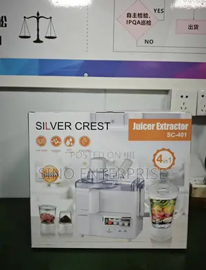 Silver Crest 4 in 1 Blender,Juice Extractor, Grinder With Mill