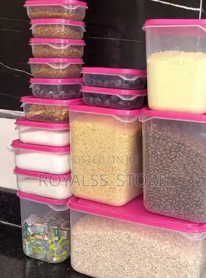 16pcs Food Storage Containers Kitchen Organizer Set