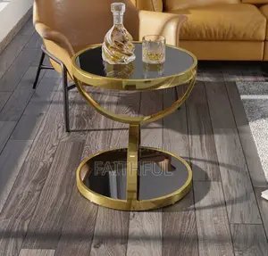 Glass Side Stool Available
