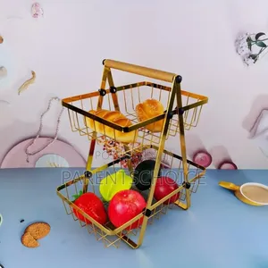 2- Layer Steel Fruit Storage Basket