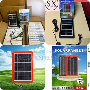 3.5w Solar Direct Charger + Usb Multi-Cable Set HMK