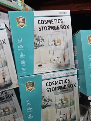 Rotating Cosmetics Storage Rack