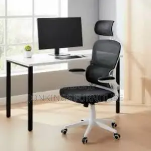 Ergonomic Mesh Office Chair With Adjustable Headrest and Armrests