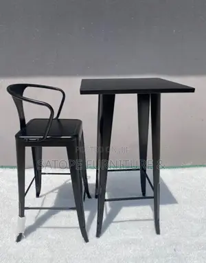 Restaurant and Kitchen Bar Stool and Table
