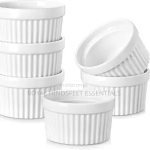 Quality Ceramic White Ramekins Bowls