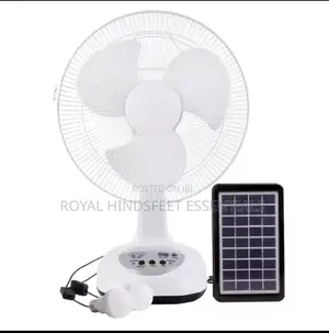 Solar Fan Ac/Dc Rechargeable Table Fan