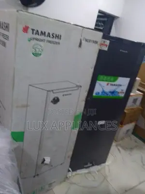Tamashi Upright Freezer – Sleek Stainless Steel Design