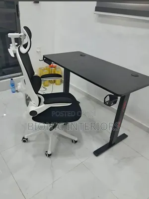 Adjustable Game Table and Office Chair