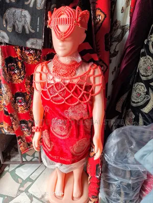Igbo Isiagu Cultural Day Attire Cloth for Baby Girl