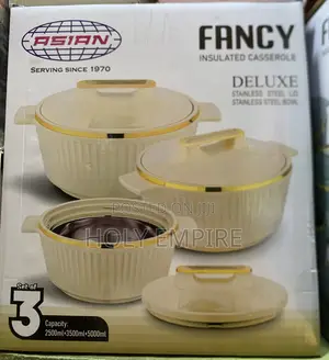 Fancy Insulated Casserole, 2500ml, 3500ml, 5000ml