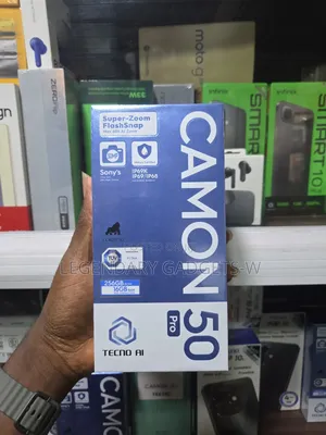 New Tecno Camon 50 Pro 256 GB Black
