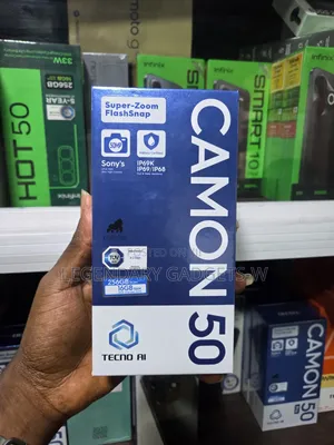 New Tecno Camon 50 256 GB Blue
