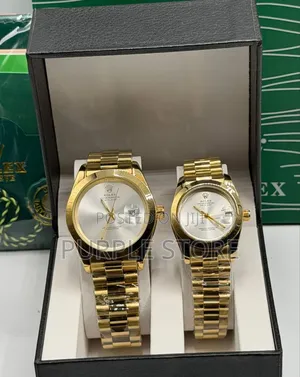 Rolex Couples Datejust Plain Dial Watches (Price Is for Both Watches)