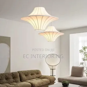 Japanese Simplicity Silk-Like Pendant Light Wabi-Sabi Art Decor