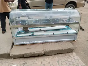 5 Plate Foreign Food Warmer Curved Glass