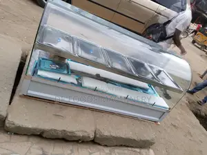 5 Plate Foreign Food Warmer Curved Glass