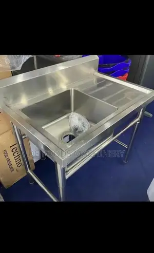 Commercial Single Sink With Side