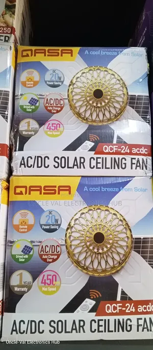 Qasa Ac/Dc Solar Ceiling Fan