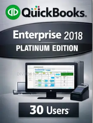 Quickbooks Enterprise 2018 Platinum Edtn, 30 Users (Lifetime License)