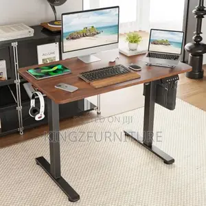 Home Office Desk With Splice Board (Reddish Brown)
