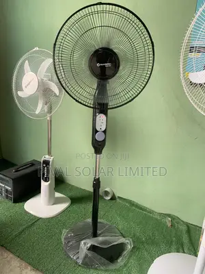 16inches Solar Rechargeable Standing Fan With Remote