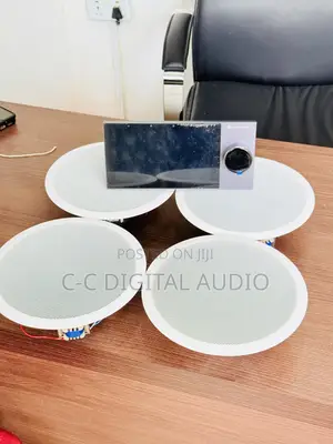 7inches Smart Amplifier and 4 Ceiling Speakers Setup
