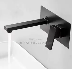 High Quality Conduit Wash Hand Basin Mixer Tap Black