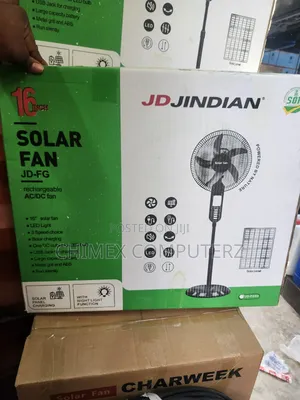 Jd Jindian 16 Inches Solar Rechargeable Fan