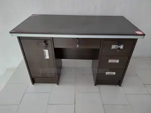 Classic Wooden Office Desk With Drawers