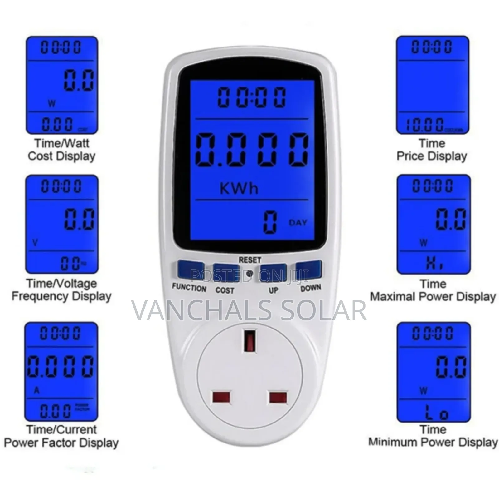 Power Check Meter Voltmeter Ammeter 13a