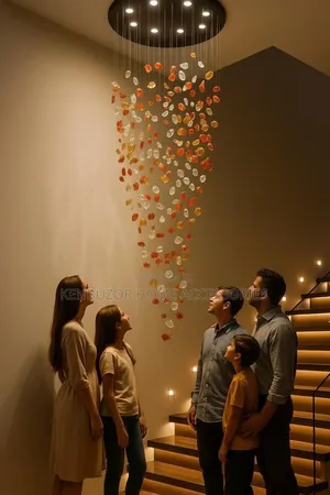 Huge Staircase Chandelier