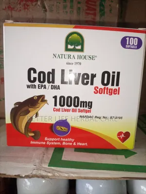 Cod Liver Oil Soft Gel 1000 Mg.