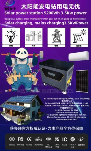 Lika Egatee 3.5kva 5200wh Solar Generator
