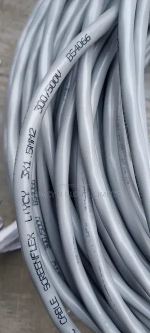 1.5mm 3core Flexible Shielded Cable