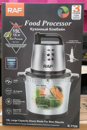 15l , 1000watts Raf Food Processor Sd.