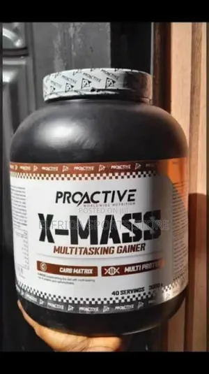 Proactive X-Mass Weight Gainer 3kg, High Calorie Mass Gainer for Gains