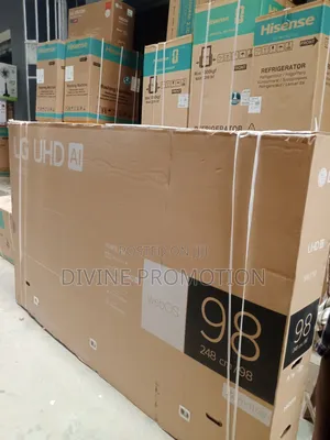 Lg 98 Inches Uhd Smart Tv, Original With 2 Years Warranty.