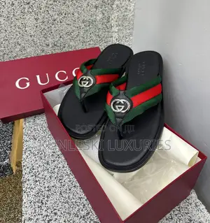 High Quality Gucci Luxury Leather Slippers