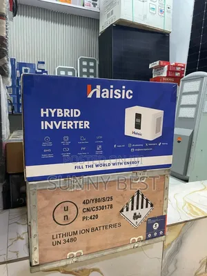 Haisic 8kwh All-in-One Solar System – 4.2kva Hybrid,24v Complete Setup