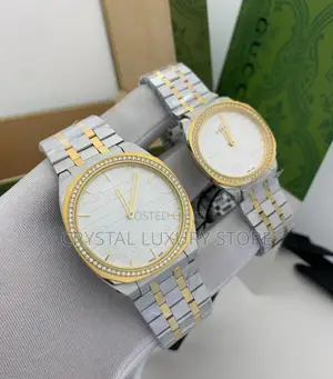 Gucci Quality Luxury Couples Chain Strap Wristwatch