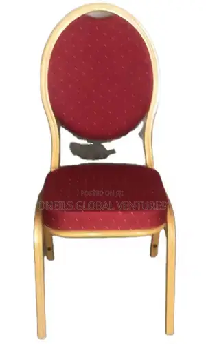 International Banquet Chair Red and Red